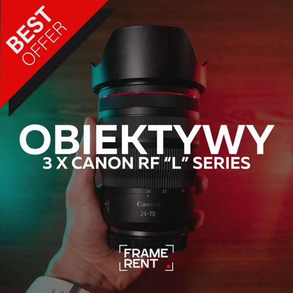 Obiektywy Canon RF Seria L Wynajem Wypożyczalnia Warszawa Rental