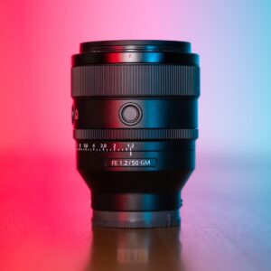 Obiektyw Sony 50mm f/1.2 G Master dostępny na wynajem w Warszawie