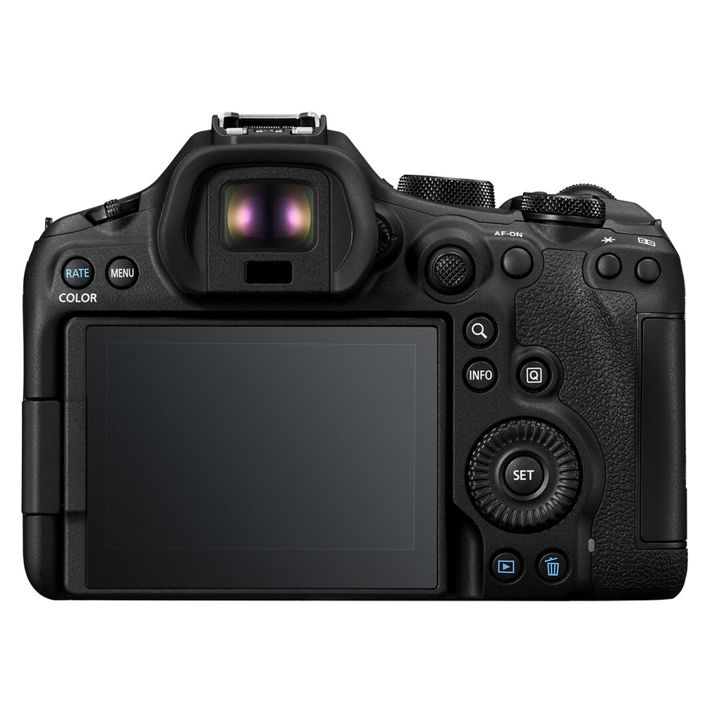 Tył aparatu Canon EOS R6 Mark III - wypożyczalnia w Warszawie | Canon R6 Mark III wynajem