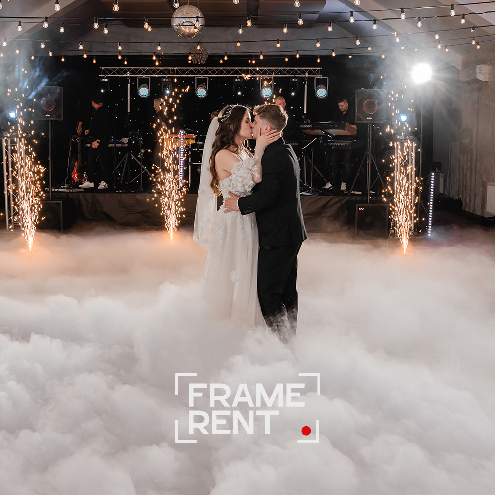 Ciężki dym na wesele – efekt tańca w chmurach usługa FrameRent