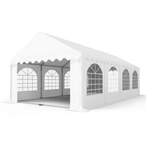 namiot imprezowy 4x8 pawilon ogrodowy wynajem Warszawa biały